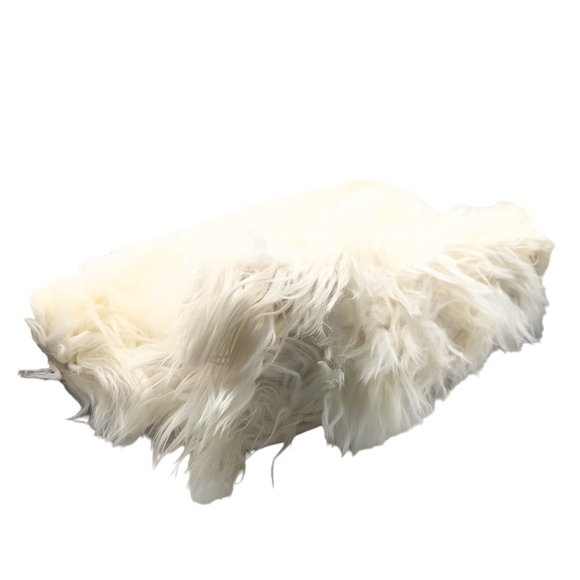 GENUINE PERUVIAN INDIGENOUS Alpaca fur slippers! Size 40! - Picture 1 of 4